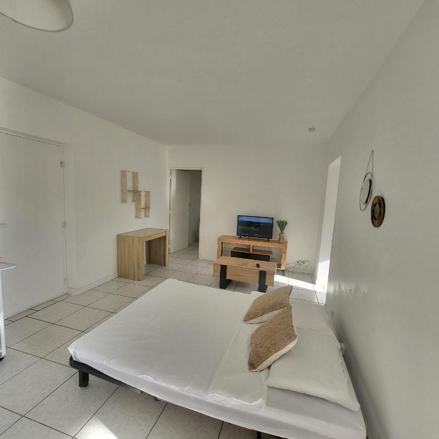 Bel Appartement Avec Jardin De 30M2 , Climatise Avec Parking Et Arrivee Autonome Cabestany Eksteriør billede